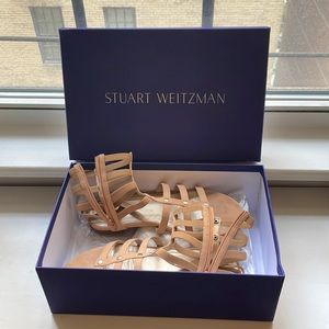 Stuart Weitzman nude gladiator sandals size 6.5